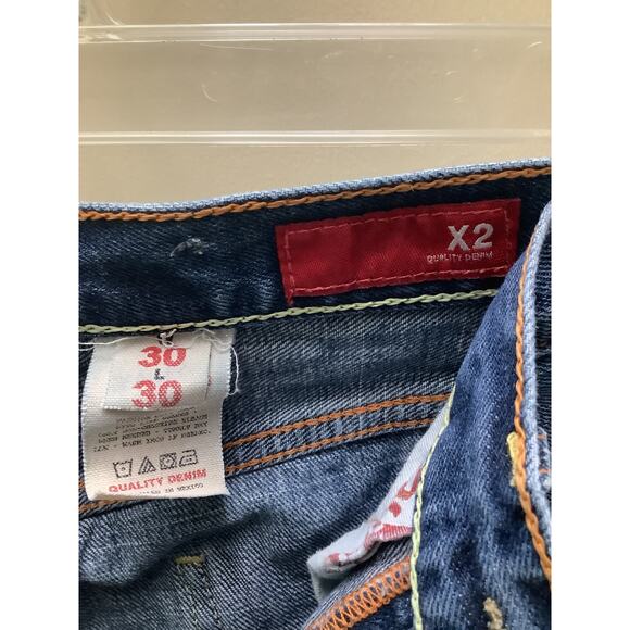 X2 Men’s Jeans 30X30 Blue Classic Fit Regular Rise Boot Cut - Picture 2 of 5